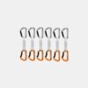 Dégaines rapides Sender Keylock 12 cm, lot de 6