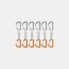 Dégaines rapides Sender Wire 12 cm, lot de 6
