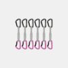 Dégaines rapides Workhorse Keylock 17 cm, lot de 6 Dégaines rapides Workhorse Keylock 17 cm, lot de 6
