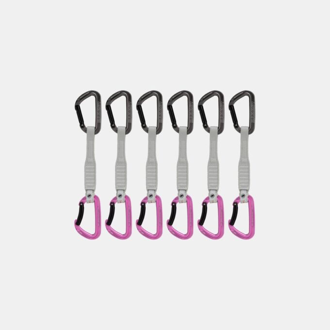 Dégaines rapides Workhorse Keylock 17 cm, lot de 6 Dégaines rapides Workhorse Keylock 17 cm, lot de 6