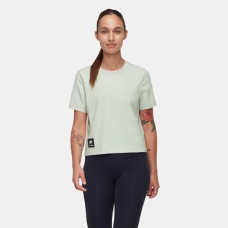 T-shirt court Massone pour femme avec écusson