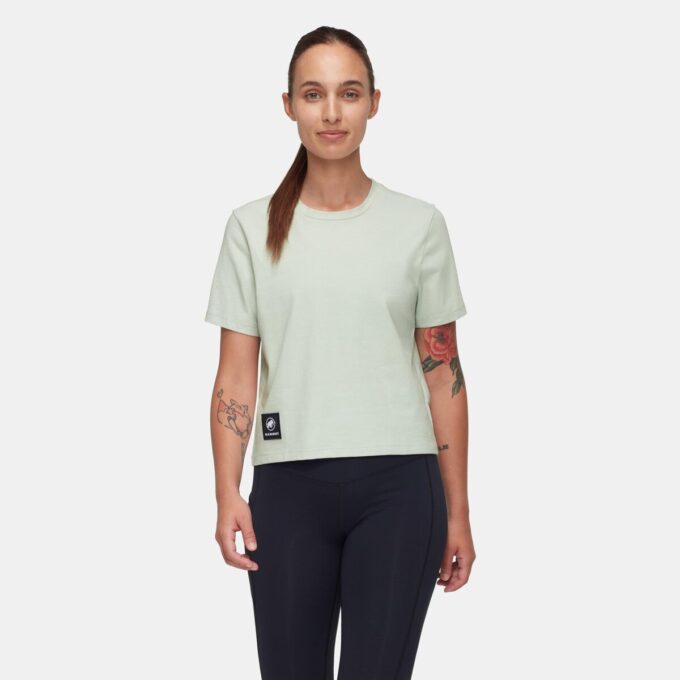 T-shirt court Massone pour femme avec écusson T-shirt court Massone pour femme avec écusson