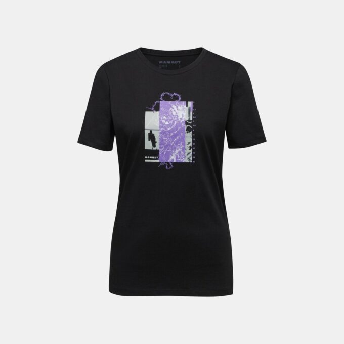 T-shirt Mammut Core pour femme, motif fleurs alpines T-shirt Mammut Core pour femme, motif fleurs alpines