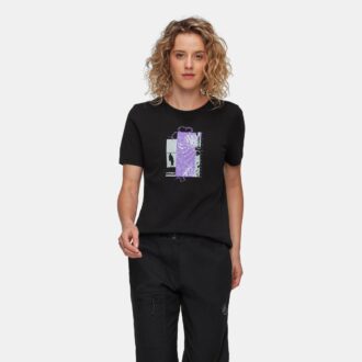 T-shirt Mammut Core pour femme, motif fleurs alpines T-shirt Mammut Core pour femme, motif fleurs alpines