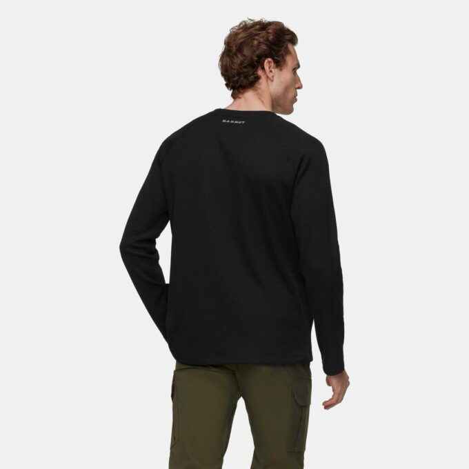 T-shirt à manches longues gaufrées